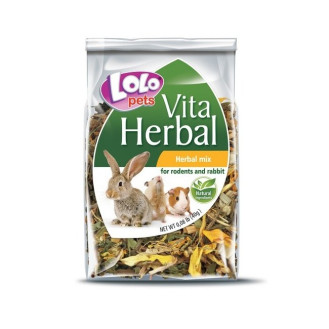 LoLo Pets Vita Herbal Rodents & Rabbit Herbal Mix Ласощі для гризунів та кроликів Суміш лікарських трав