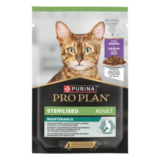 Purina Pro Plan Sterilised Adult Maintenance Duck Вологий корм для стерилізованих кішок Шматочки качки у підливці