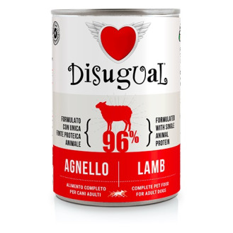 Disugual Dog MonoProtein 96% Lamb Монопротеїновий консервований беззерновий корм для собак Паштет з Ягня