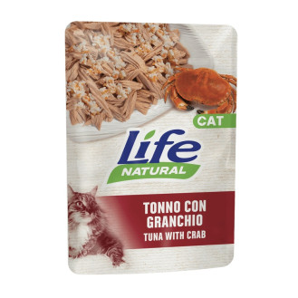 Life Cat Natural Tuna & Crab Влажный корм для кошек Тунец с Крабом