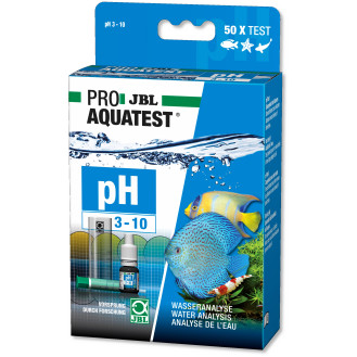 JBL ProAquatest pH 3-10 Експрес-тест для визначення значення pH у ставках, прісноводних і морських акваріумах