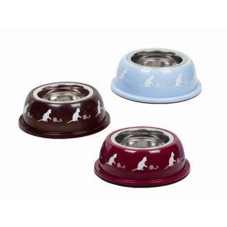 Nobby Nice Diner Антискользящая миска из нержавеющей стали для кошек Котята (Black)