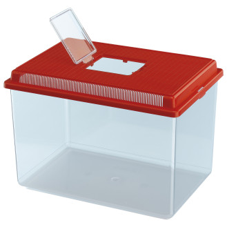 Ferplast Geo Extra Large Фаунариум со съемной крышкой для рыб и амфибий (Red 11 л (Extra Large))