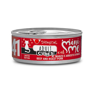 Disugual Mini Me Cubes Cat 72% Beef & Roast Pork Безглютенова консерва для котів Яловичина із Запеченою Свининою