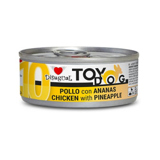 Disugual TOYDog MonoProtein 92% Chicken & Pineapple Беззернова консерва для собак маленьких порід Паштет з Курки та Ананаса