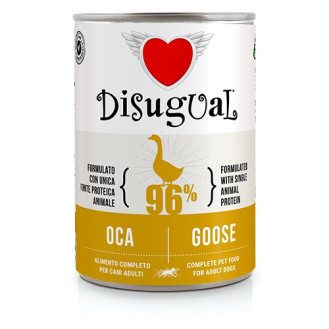 Disugual Dog MonoProtein 96% Goose Монопротеїновий консервований беззерновий корм для собак Паштет з Гусака