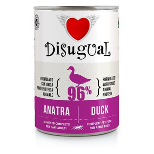Disugual Dog MonoProtein 96% Duck Монопротеїновий консервований беззерновий корм для собак Паштет з Качки