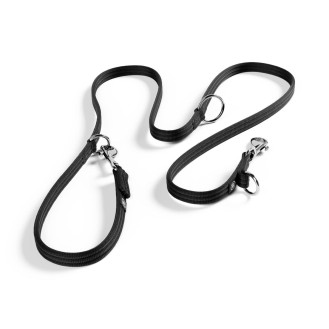 BullyBillows Training Double Ended Lead Многофункциональный поводок-перестежка для собак (Black 2 m)