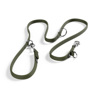 BullyBillows Training Double Ended Lead Многофункциональный поводок-перестежка для собак (Khaki 2 m)