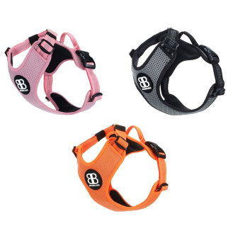 BullyBillows Active Harness Анатомическая шлея для собак, меняющая цвет при светоотражении