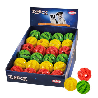 Nobby Dental & Snackball Жевательная игрушка для ухода за зубами собак и лакомств ToyBox Мяч TPR