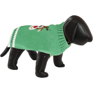 Nobby Dog Sweater Cupid Теплый вязаный зеленый зимний свитер для собак Олененок