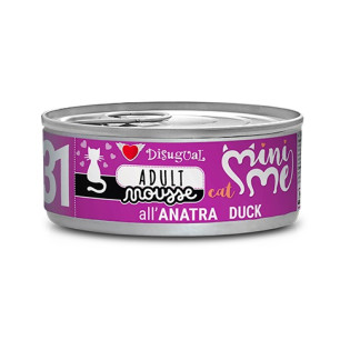 Disugual Mini Me Mousse Cat 96% Protein Duck Безглютеновый консервированный корм для котов Мусс из Утки
