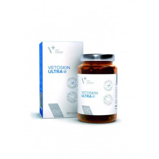 VetExpert VetoSkin Ultra Комплексная добавка для поддержки и регенерации кожи собак и котов