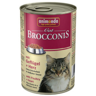 Animonda Cat Brocconis Poultry & Heart Консерва для кошек с Домашней птицей и Сердцем