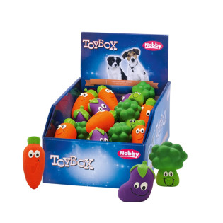 Nobby Latex Vegetable Игрушка для маленьких собак ToyBox Овощи с пищалкой