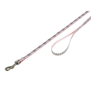 Nobby Tartan Leash Нейлоновый классический поводок для щенков и маленьких собак