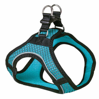 Nobby Mesh Air Step-in Harness Воздухопроницаемая светоотражающая правильная шлейка для маленьких и средних собак (LBlue S)