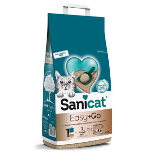 Sanicat Clumping Easy & Go Ультракомкующийся бентонитовый наполнитель для котов длительного действия