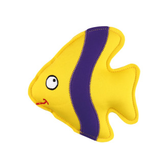 Nobby Swimming Scalaria Плаваюча іграшка для маленьких собак Жовта Рибка із пищалкою