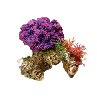 Nobby Aqua Ornaments Coral Reef Декор для аквариума Фиолетовый коралл с растениями