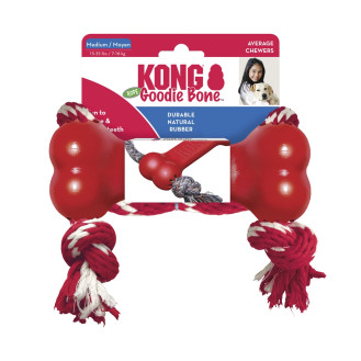 KONG Goodie Bone mit Seil Іграшка для собак Кістка Конг для ласощів з канатом