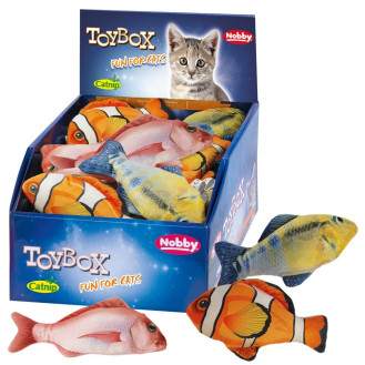 Nobby Plush Catnip Игрушка для котов ToyBox Рыбки с кошачьей мятой