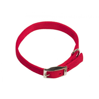 Nobby Soft Classic Collar Нейлоновый классический ошейник для средних и больших собак (Red М)