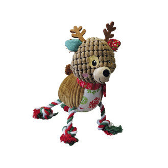 Nobby Christmas Reindeer М'яка іграшка для собак Різдвяний Олень з пищалкою