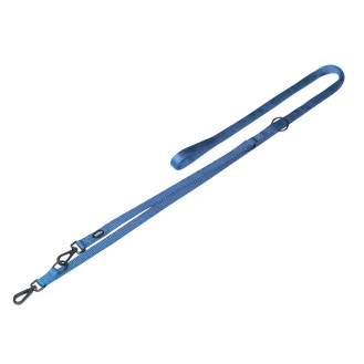 Nobby Classic Comfort 3m 3 in 1 Leash Прочный длинный поводок-перестёжка с усиленным карабином для собак (LBlue M-L)