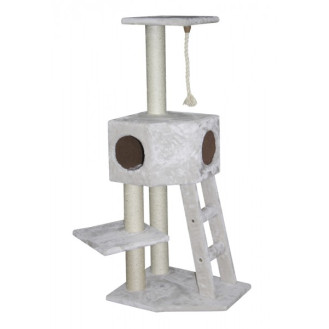 Nobby Fano Угловая когтеточка-игровой комплекс с домиком и лестницей для кошек (Creme)