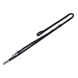 Nobby Classic Comfort 3m 3 in 1 Leash Прочный длинный поводок-перестёжка с усиленным карабином для собак (Black S-M)