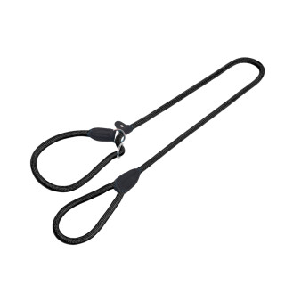 Nobby Fun Royal Martingale Leash Нейлоновый поводок ринговка для контроля собак (Black L-XL)