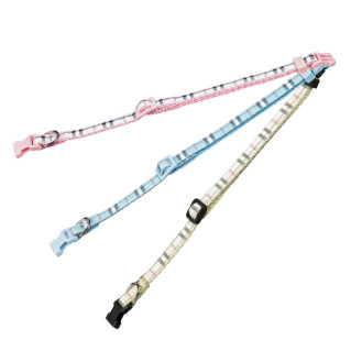 Nobby Tartan Collar Нейлоновий нашийник з фастексом та плавним регулюванням для цуценят та мініатюрних собак