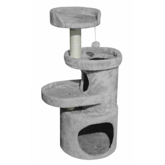 Nobby Fermo Когтеточка-лазалка с домиком, лежаками и игрушкой для кошек (Grey)