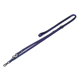 Nobby Classic Comfort 3m 3 in 1 Leash Прочный длинный поводок-перестёжка с усиленным карабином для собак (Blue M-L)