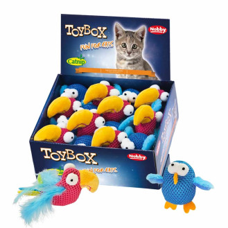 Nobby Catnip Soft Мягкая игрушка для котов ToyBox Попугайчики с кошачьей мятой