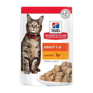 Hill's Science Plan Cat Adult Chicken Вологий корм з куркою для котів віком від 1 до 6 років