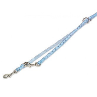 Nobby Anker 3 in 1 Leash Нейлоновый поводок-перестежка для щенков и маленьких собак  (LBlue)