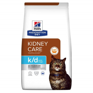 Hill's Prescription Diet k/d Kidney Care Early Stage Сухой лечебный корм для котов с заболеваниями почек на ранней стадии