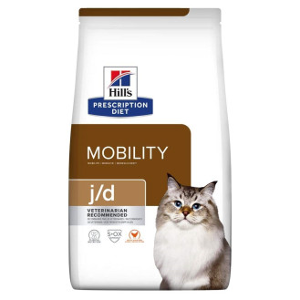 Hill's Prescription Diet j/d Mobility Сухий лікувальний корм з куркою для котів при захворюваннях суглобів на артрит