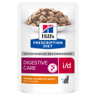 Hill's Prescription Diet i/d Digestive Care Chicken Вологий лікувальний корм з куркою для котів при розладах травлення