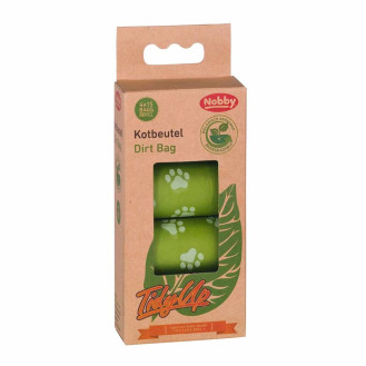 Nobby Eco Poop Bag TidyUp Paw Биоразлагаемые пакеты для уборки за собакой с рисунком лапки (4 руп)