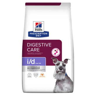 Hill's Prescription Diet i/d Digestive Care Low Fat Сухий дієтичний лікувальний корм з куркою для собак при розладах травлення