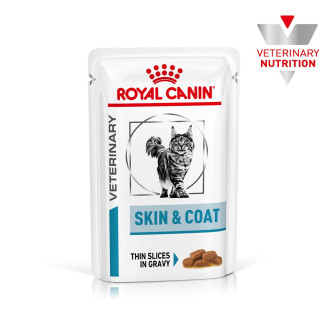 Royal Canin Veterinary Skin & Coat s/o index Вологий лікувальний корм для стерилізованих кішок при захворюваннях шкіри та шерсті