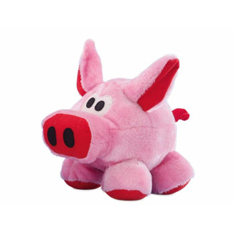 Nobby Plush Мягкая игрушка с пищалкой для собак Плюшевая Крутая Свинка (M 25 см)