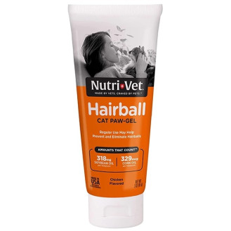 Nutri-Vet Hairball Chicken Gel Cat Вітамінізований гель зі смаком курки для виведення шерсті зі шлунку котів