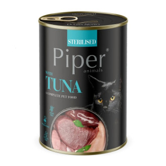 Dolina Noteci Piper Animals Cat Sterilised Tuna Беззернова консерва для стерилізованих кішок з Тунцем