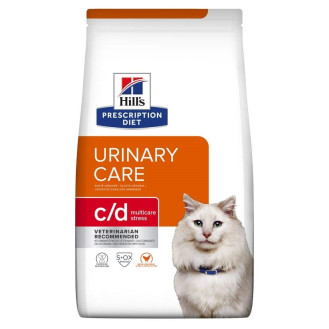 Hill's Prescription Diet c/d Multicare Stress Urinary Care Сухий лікувальний корм з куркою для кішок при стресових захворюваннях сечовидільної системи