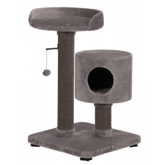 Nobby Nona Когтеточка с домиком, лежаком и игрушкой для кошек (Grey)